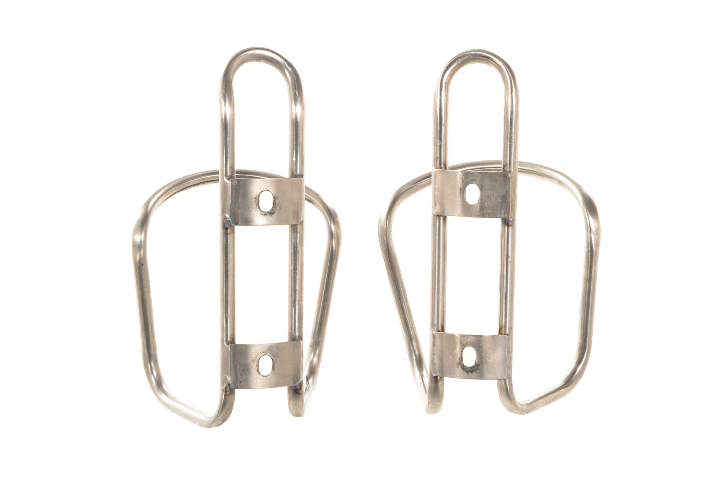 USED King Cage Titanium Water Bottle Cage set (2)