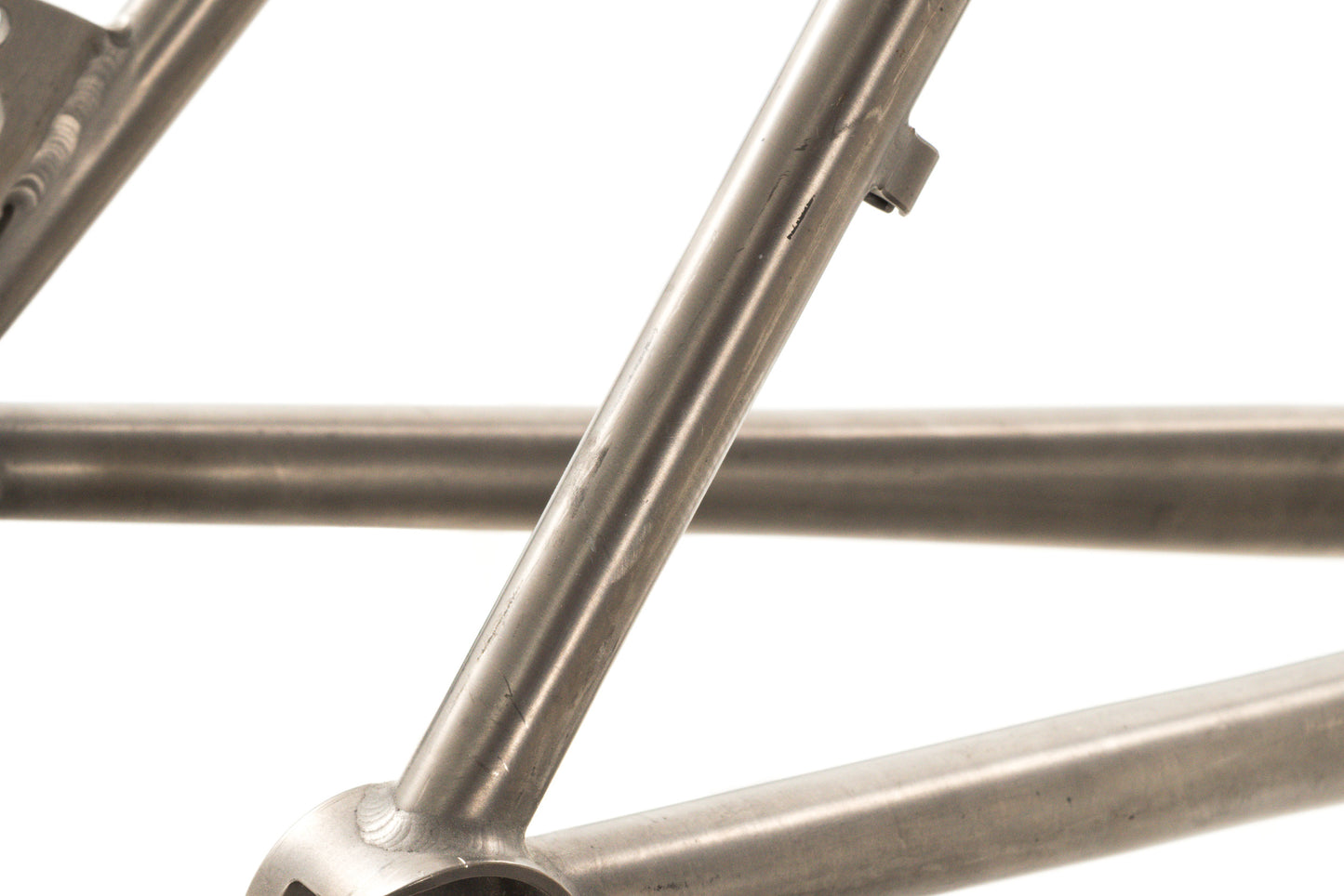 USED Custom DeSalvo 52cm Titamium QR Cyclocross/Gravel Frame w/ Carbon Fork Rim Brake /IS Disc Rear