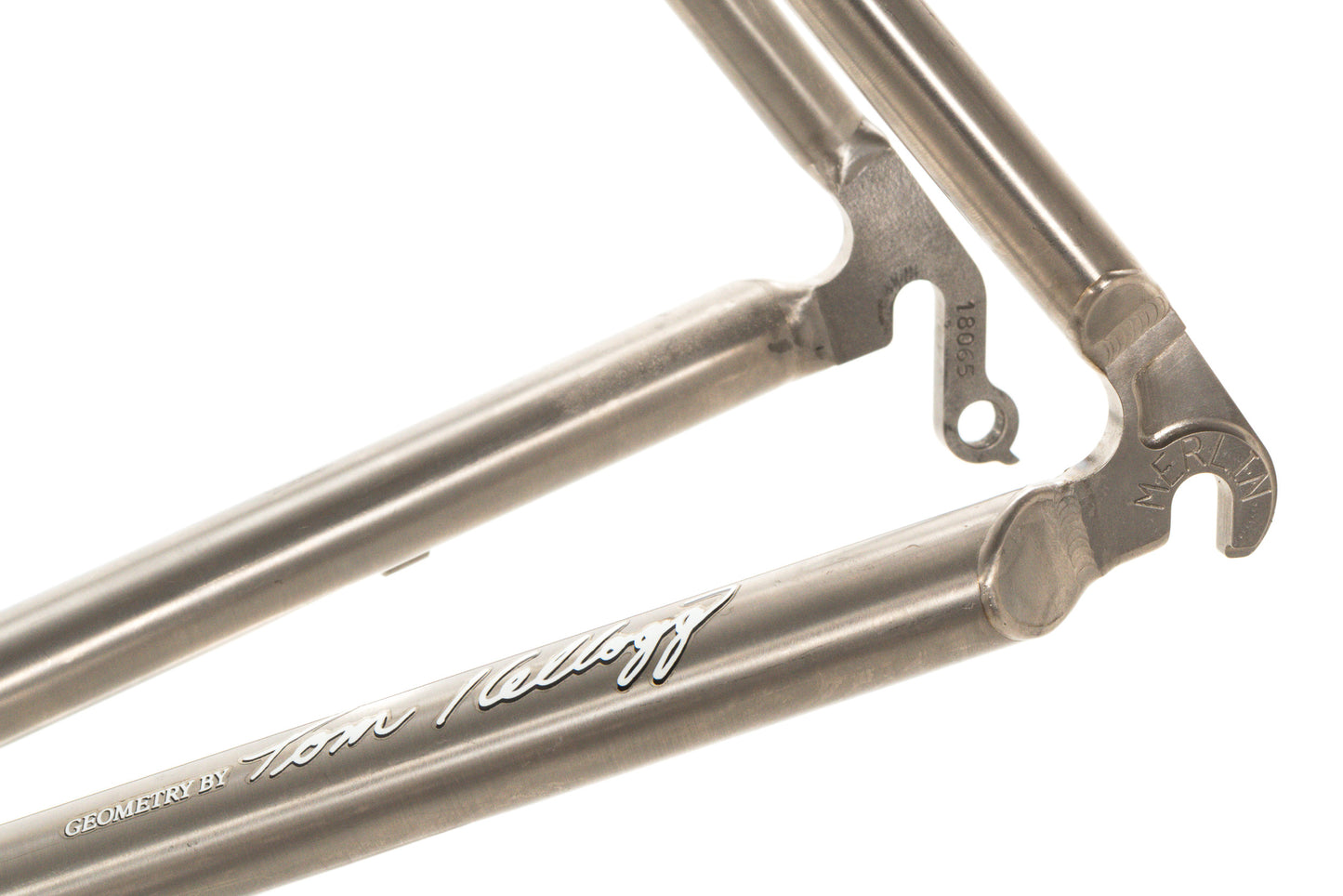USED Merlin Custom 51cm Titanium QR Road Frame w/ Carbon Fork Center Mount Rim Brake