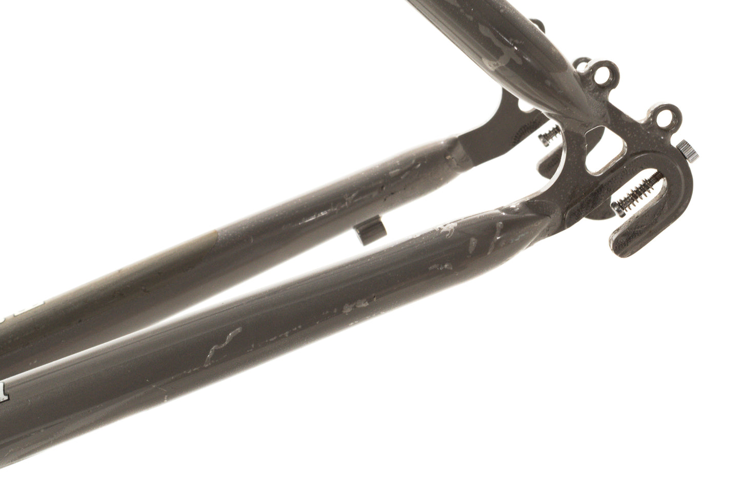 USED Basso 54cm Titanium Cyclocross/Gravel Frame w/ Threaded Steel Fork Rim Brake QR