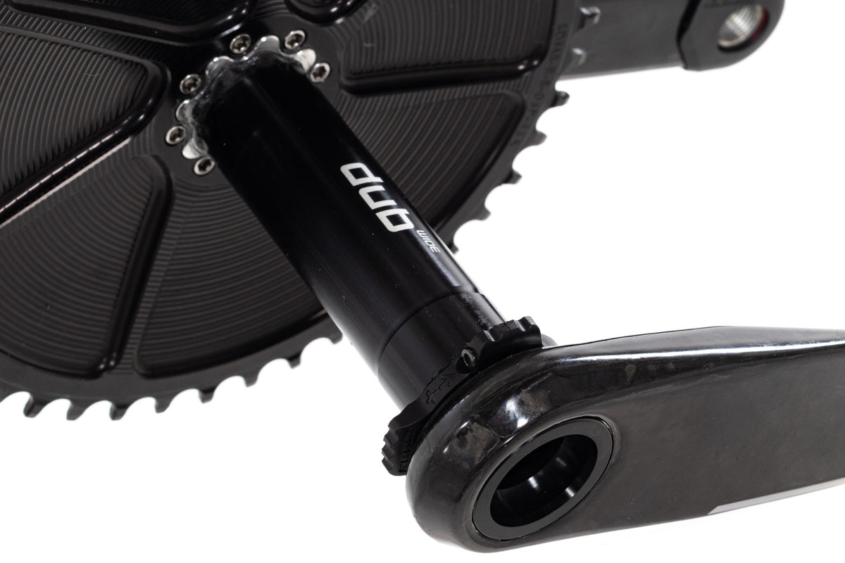 USED SRAM Force XPLR E1 D1 Wide 165mm Carbon Crankset w/ Wolf Tooth 46T Aero Drop-Stop B Chainring