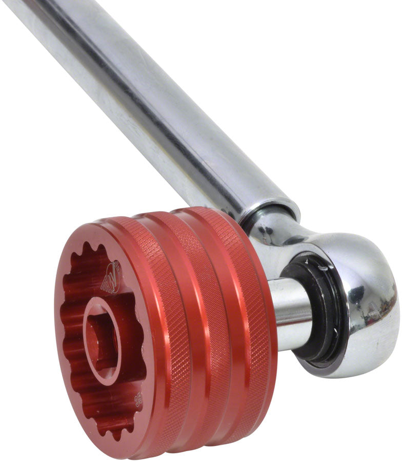 NEW Wheels Manufacturing BBTOOL-48-44 Bottom Bracket Socket for 48.5mm and 44mm 16-Notch Cups