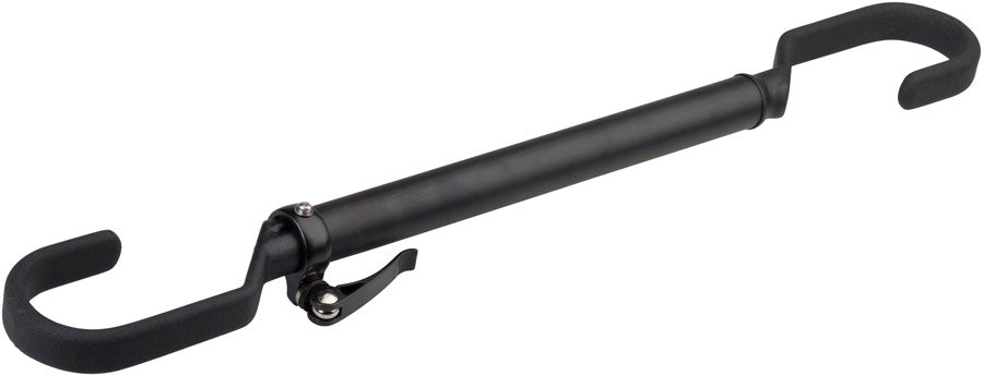 NEW Delta Adjustable Crossbar Top Tube Frame Adapter: Black - Around the Cycle