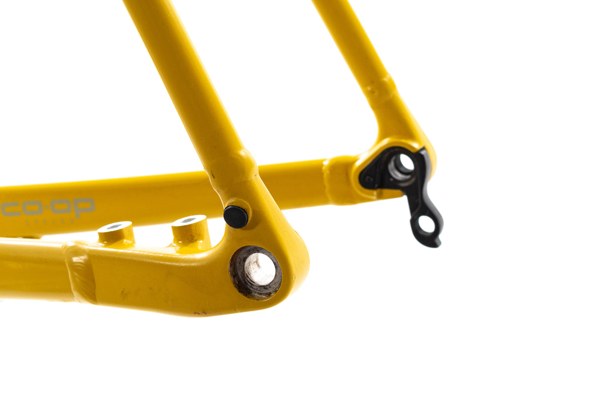 USED REI Co-Op ADV 2.3 Large Gravel Bike Frame Aluminum w/ Carbon Fork 12mm Thru Axle Yellow