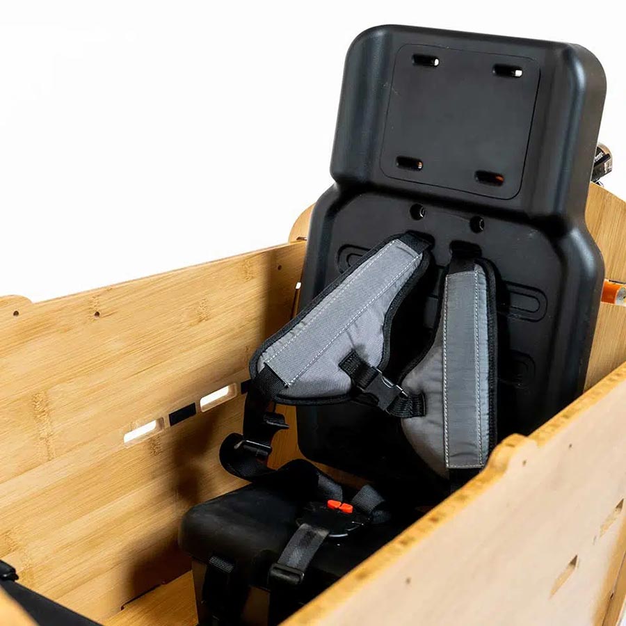 NEW Yuba 2be3 - Third Child Seat Add-On For Supercargo with Bamboo Box