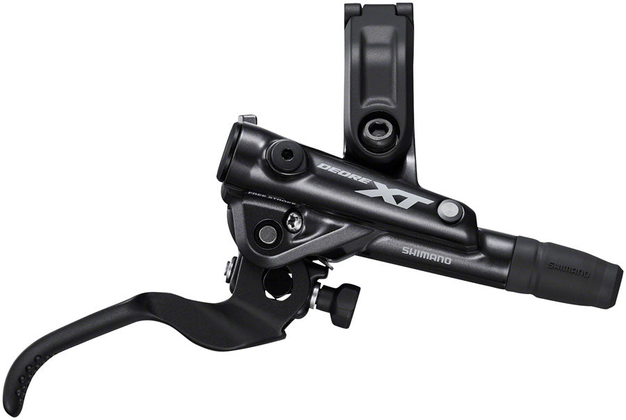 NEW Shimano Deore XT BL-M8100/BR-M8120 Disc Brake and Lever - Rear Hydraulic Post Mount 4-Piston Finned Metal Pads Black
