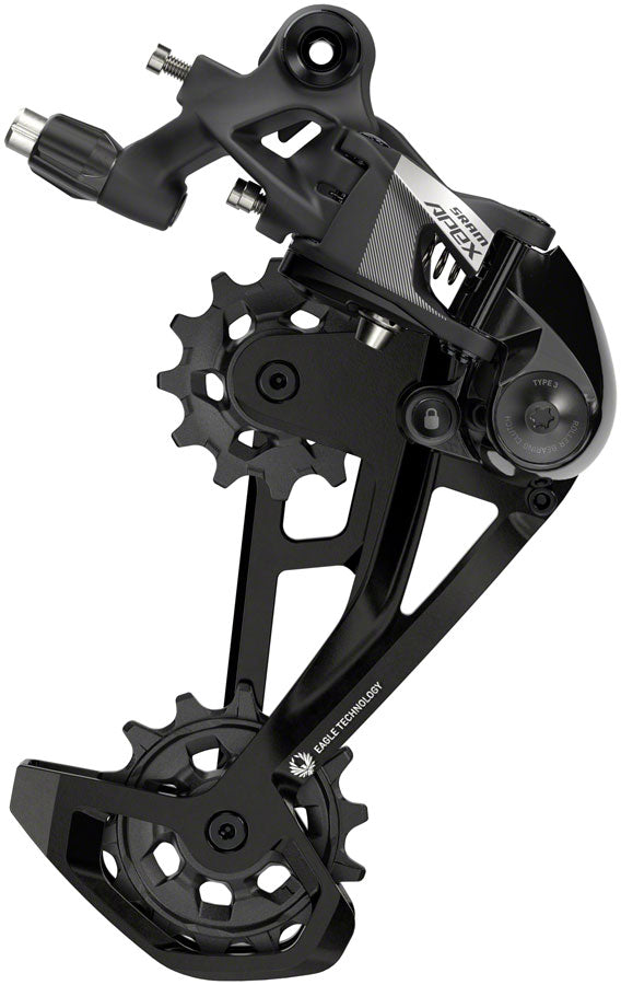 NEW SRAM Apex Eagle Rear Derailleur - 12-Speed, Long Cage, 52t Max, Black, D1