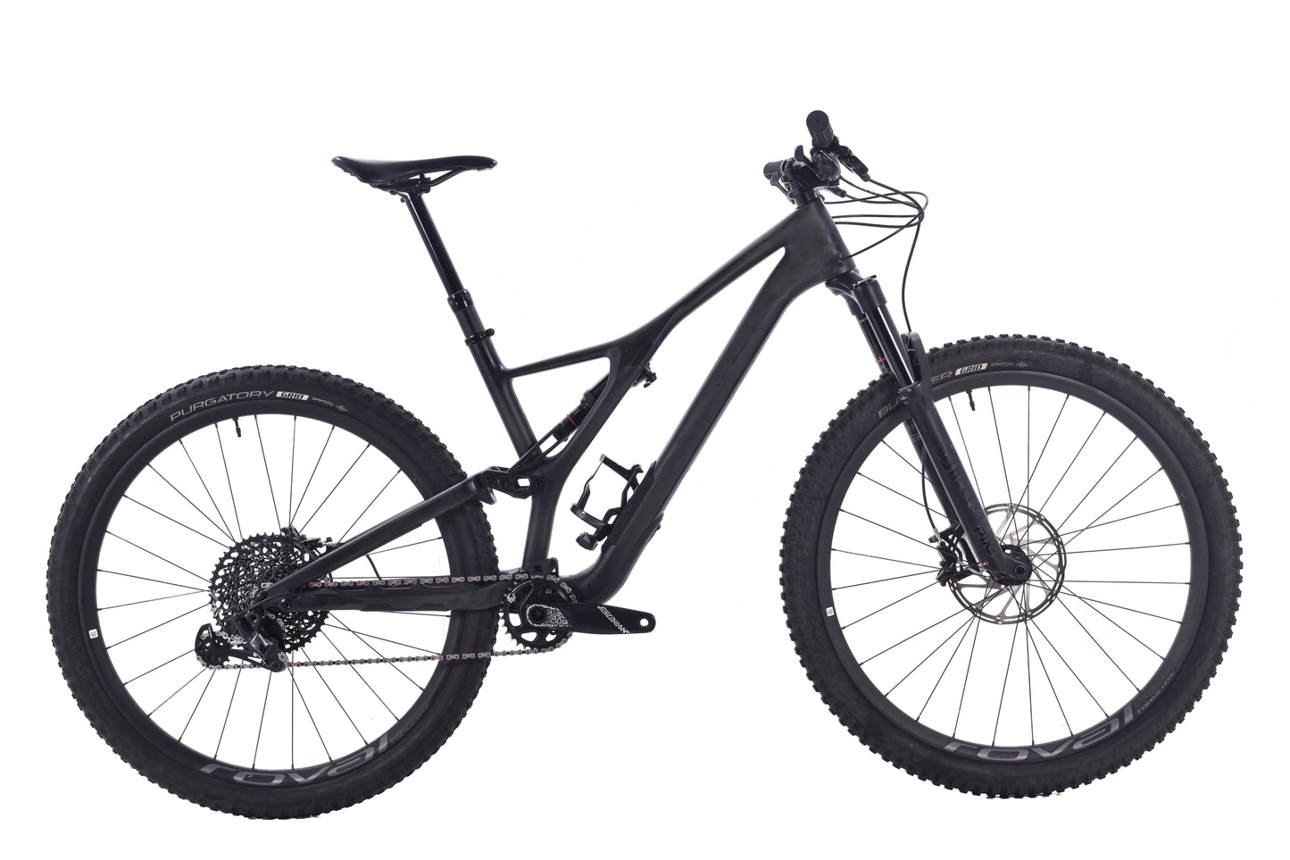 USED 2019 Specialized Stumpjumper Expert ST Carbon Mountain Bike Large SRAM GX 1x12 speed