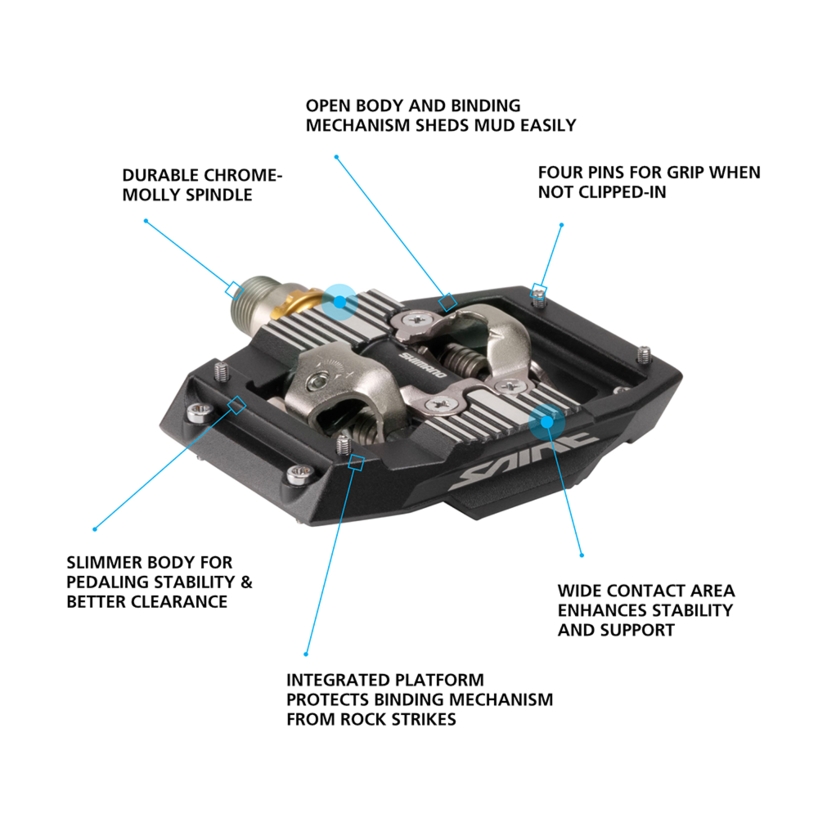 NEW Shimano Saint PD-M821 Gravity SPD MTB Pedals