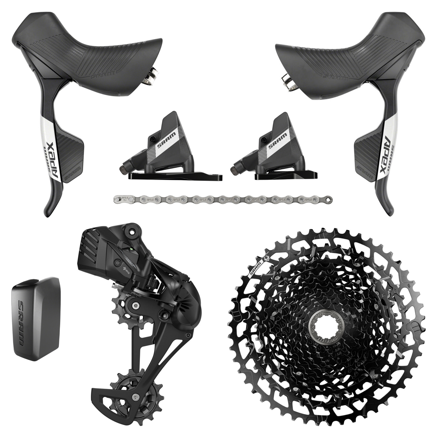 NEW SRAM Apex / S500 Eagle eTap AXS Mullet Groupset Kit - 1x12, 11-50t, Gravel