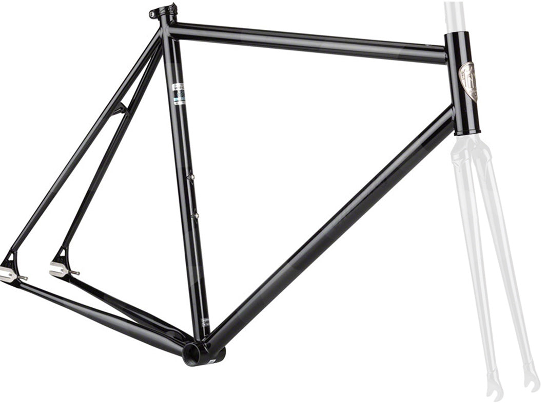 NEW* All-City Big Block Frame (no Fork) - 700c, Steel, Night Sky / Smoke, 52cm