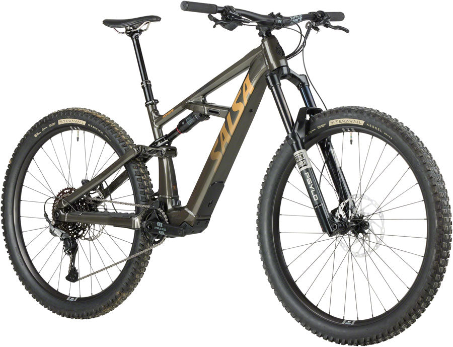 NEW Salsa Moraine Cues 10 Mountain Ebike - 29", Aluminum, Coffee Black