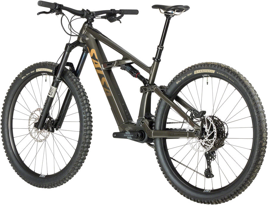 NEW Salsa Moraine Cues 10 Mountain Ebike - 29", Aluminum, Coffee Black