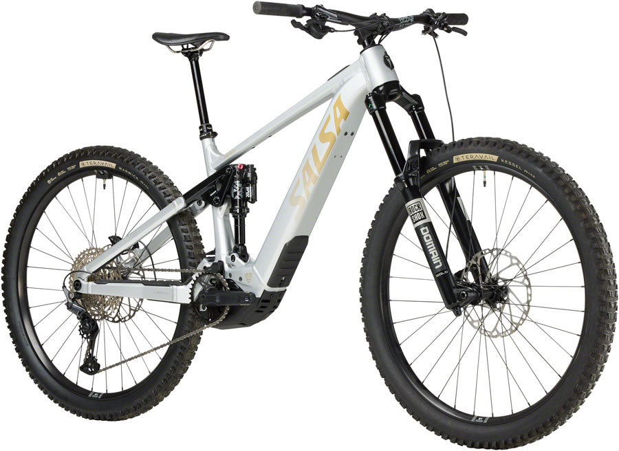NEW Salsa Notch Deore 12 Mountain Ebike - 29", Aluminum, Silver