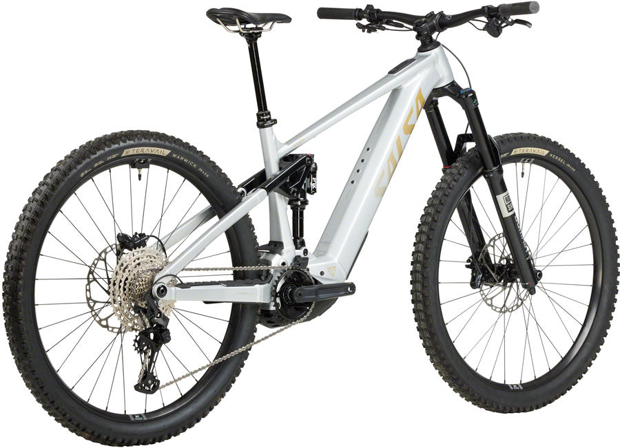 NEW Salsa Notch Deore 12 Mountain Ebike - 29", Aluminum, Silver