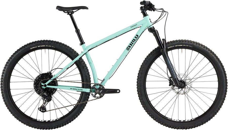 DEMO Surly Krampus Front Suspension Mountain Bike - 29", Steel, Blue Oyster Coat, Medium, GRADE TEST