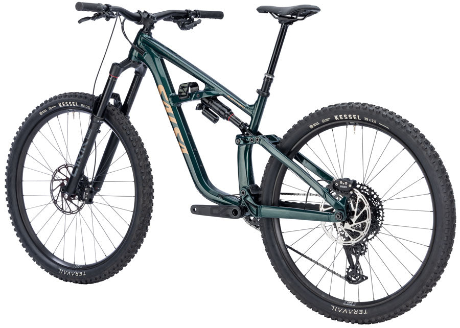 NEW Salsa Blackthorn 145 Eagle 70 Transmission Full Suspension All-Mountain Bike - 29", Aluminum, Black Spruce