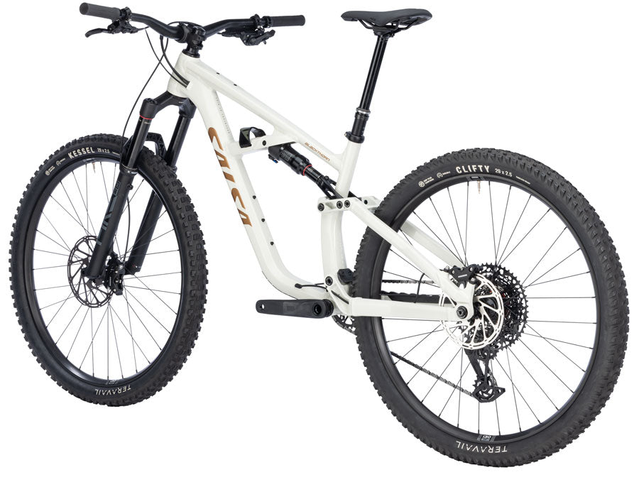 NEW Salsa Blackthorn 125 Eagle 70 Transmission Full Suspension Trail Mountain Bike - 29", Aluminum, Vapor Gray