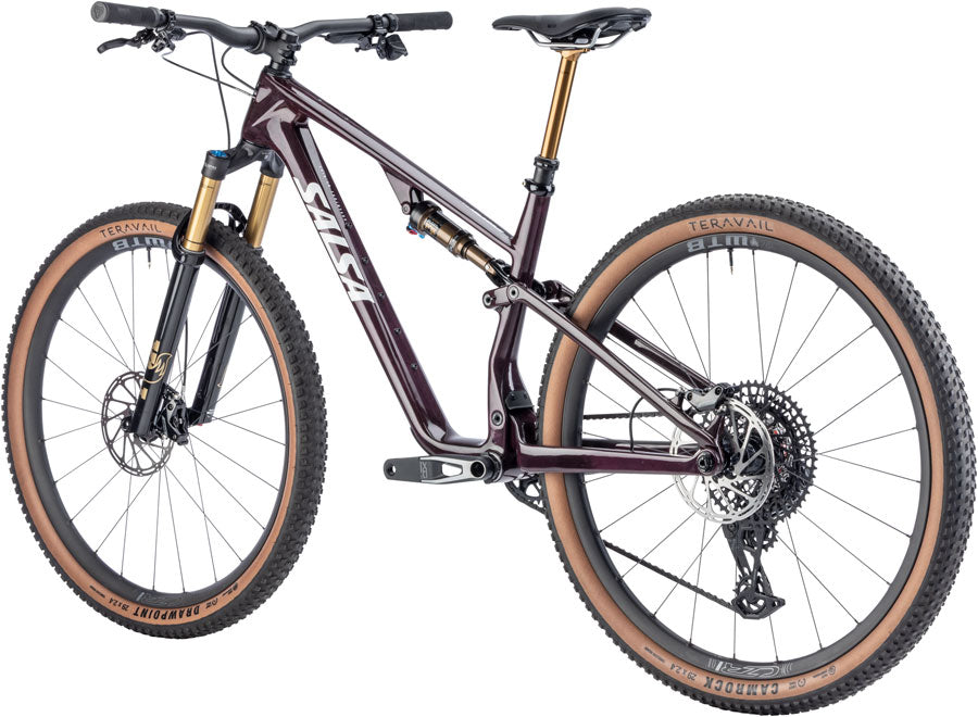 NEW Salsa Spearfish C Deluxe XO AXS Transmission Full Suspension XC Mountain Bike - 29", Carbon, Deep Orchid Carbon