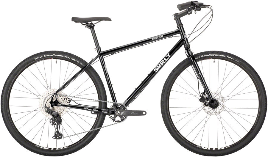 DEMO Surly Bridge Club 700c Bike - 700c, Steel, Black, Medium