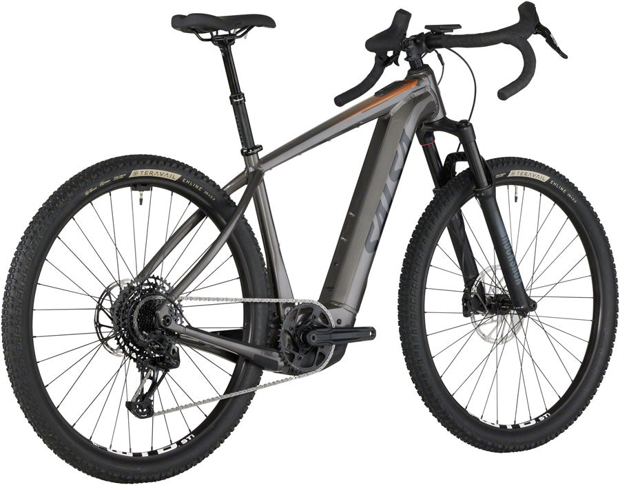 NEW Salsa Tributary Apex Eagle SUS Gravel Ebike - 29", Aluminum, Charcoal, Class 3 - 28mph
