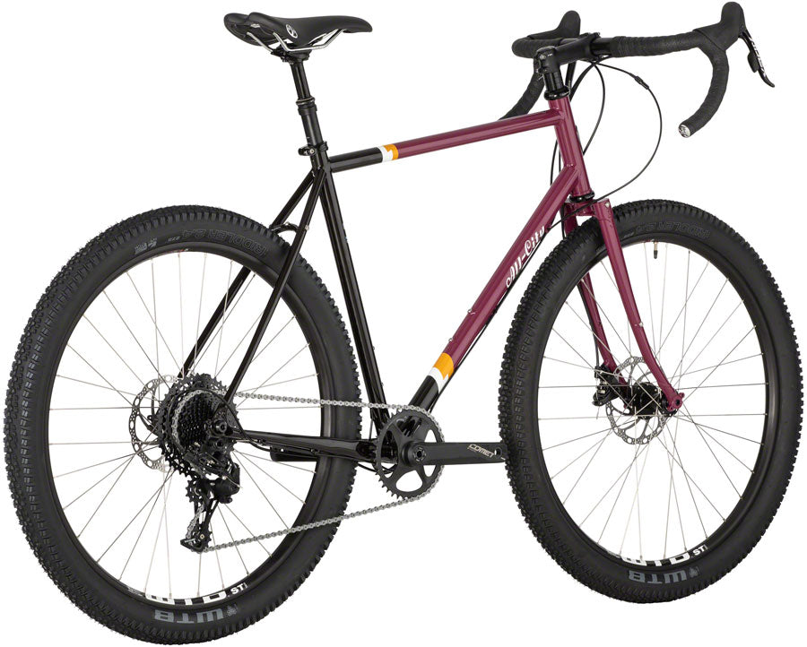 NEW All-City Gorilla Monsoon APEX All-Road/Gravel Bike, Charred Berry