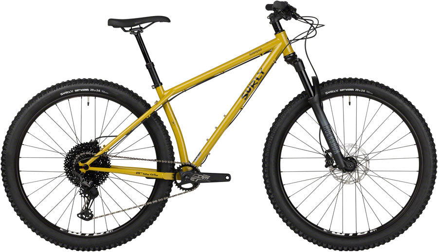NEW* Surly Krampus Front Suspension Bike - 29", Steel, Nose Drip Curry, Large, GRADE A - LIKE NEW