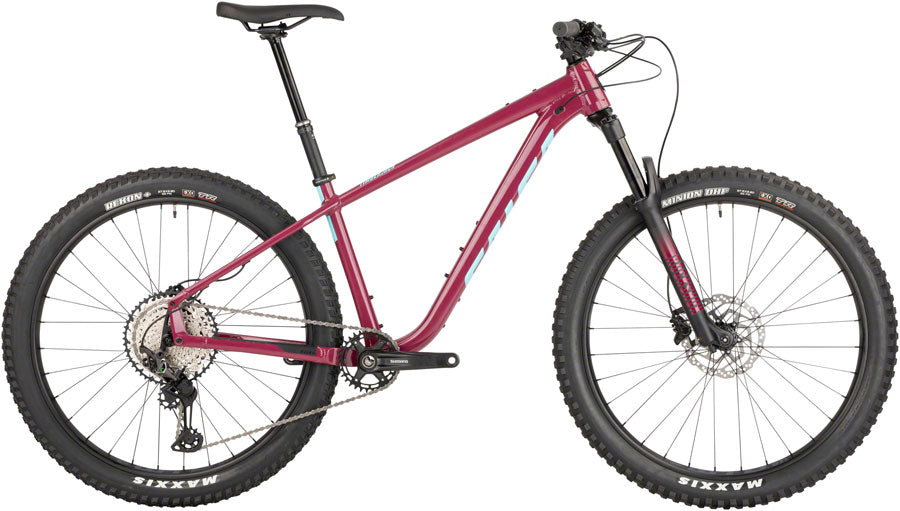 DEMO Salsa Timberjack XT 27.5+ Bike - 27.5", Aluminum, Dark Red, Large, GRADE B