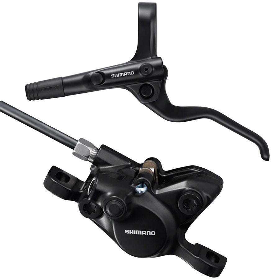 NEW Shimano BR-MT200 Disc Brake and BL-MT201 Lever - Front, Hydraulic, 2-Piston, Post Mount, Black