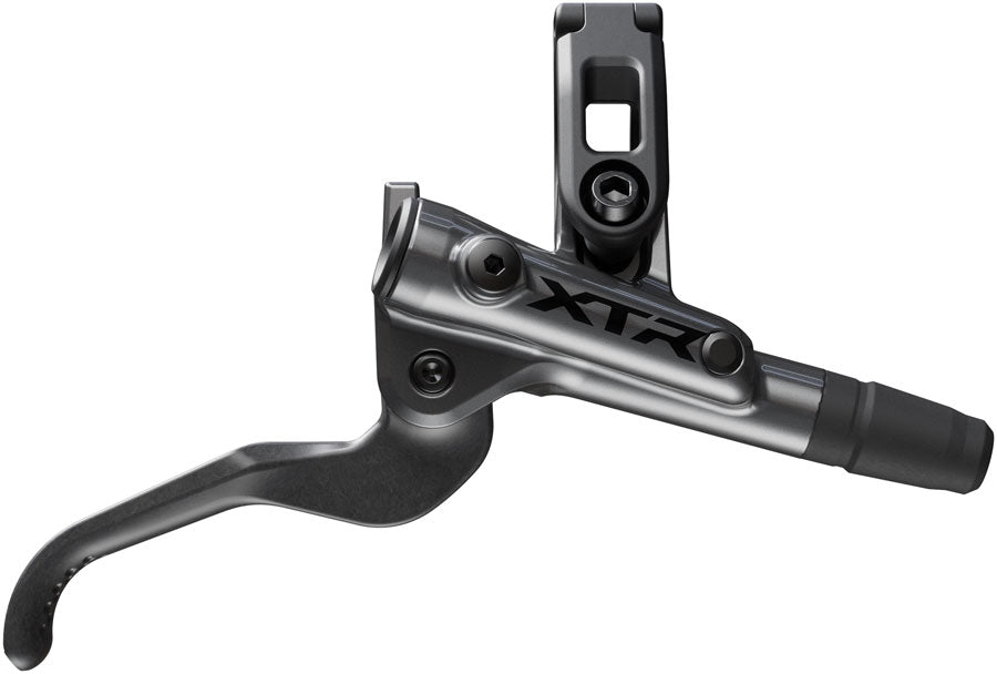 NEW Shimano XTR M9200 XC Disc Brake and Lever - Right/Rear, Post Mount, 2-Piston Caliper, SM-BH90-SS Hose, Metal Pads, Gray