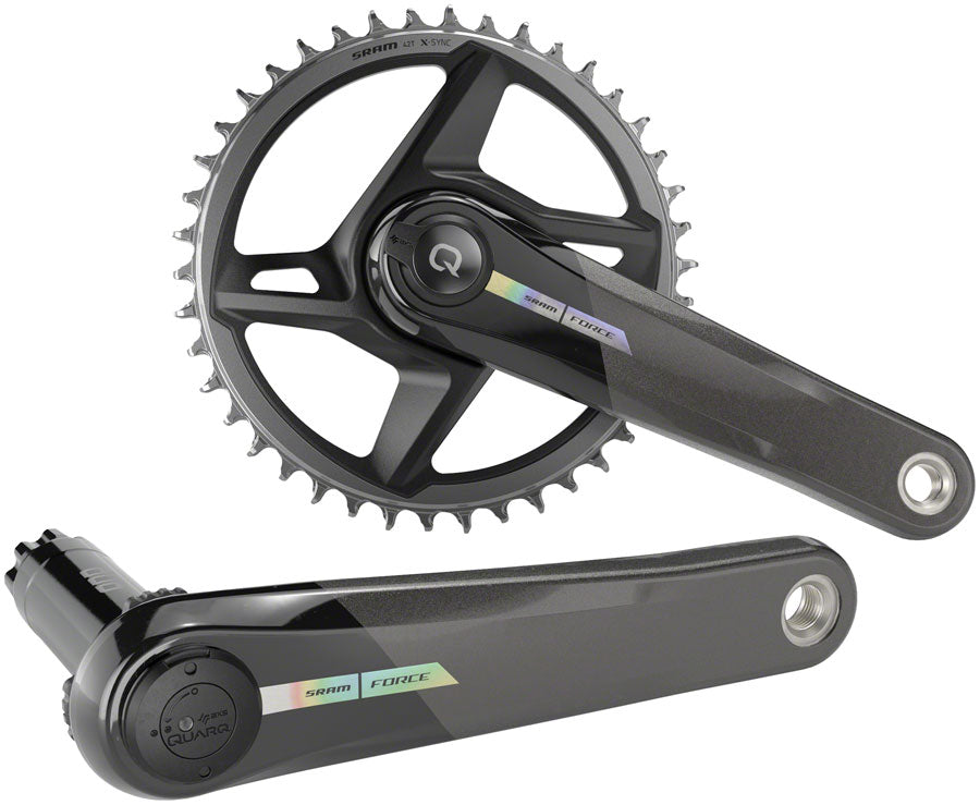 NEW SRAM Force 1 AXS Power Meter Crankset 1x12 Speed, Carbon, Iridesce