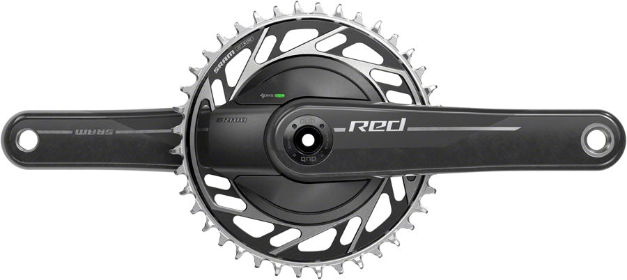 NEW SRAM RED 1x XPLR AXS Power Meter Wide Crankset - 13-Speed, Threaded Mount, 8-Bolt PM Spider, DUB Spindle, Natural Carbon, E1