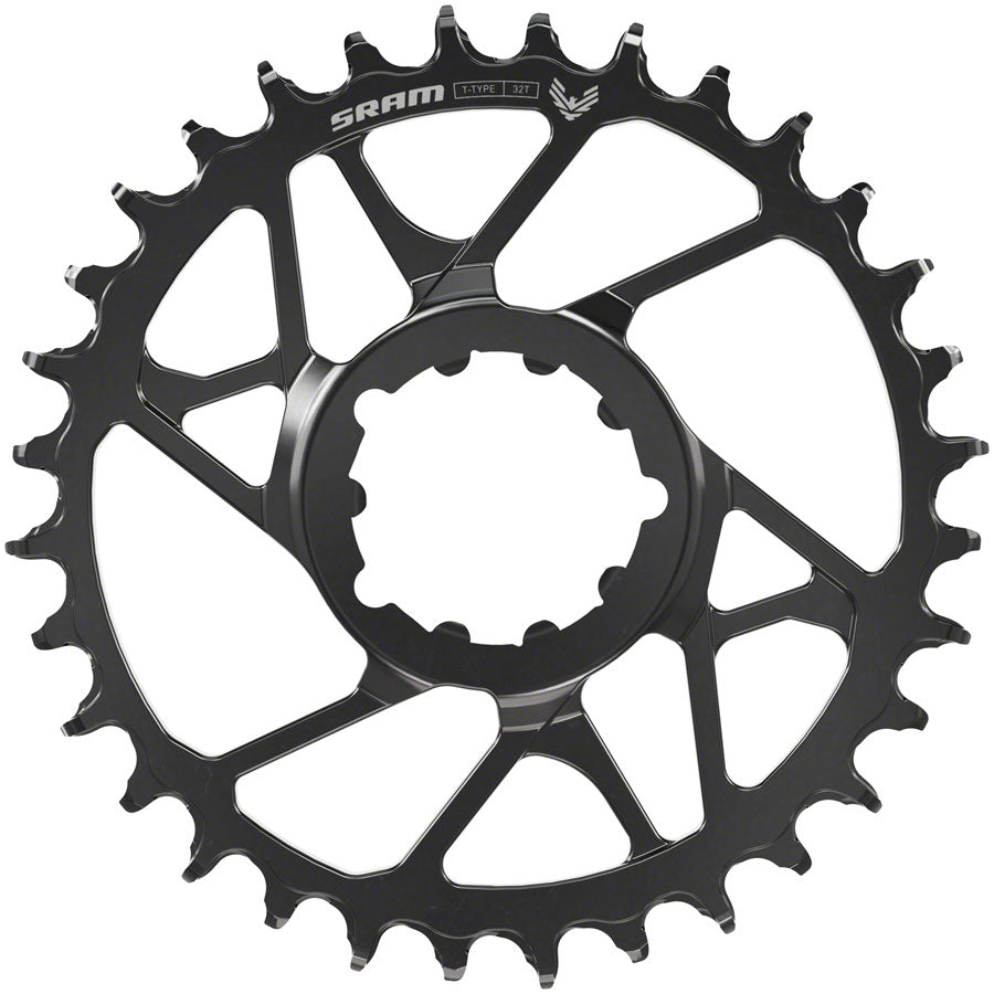 NEW SRAM Eagle 70 T-Type Direct Mount Chainring - 12-Speed, 3-Bolt Direct Mount, 3mm Offset, Steel, Black