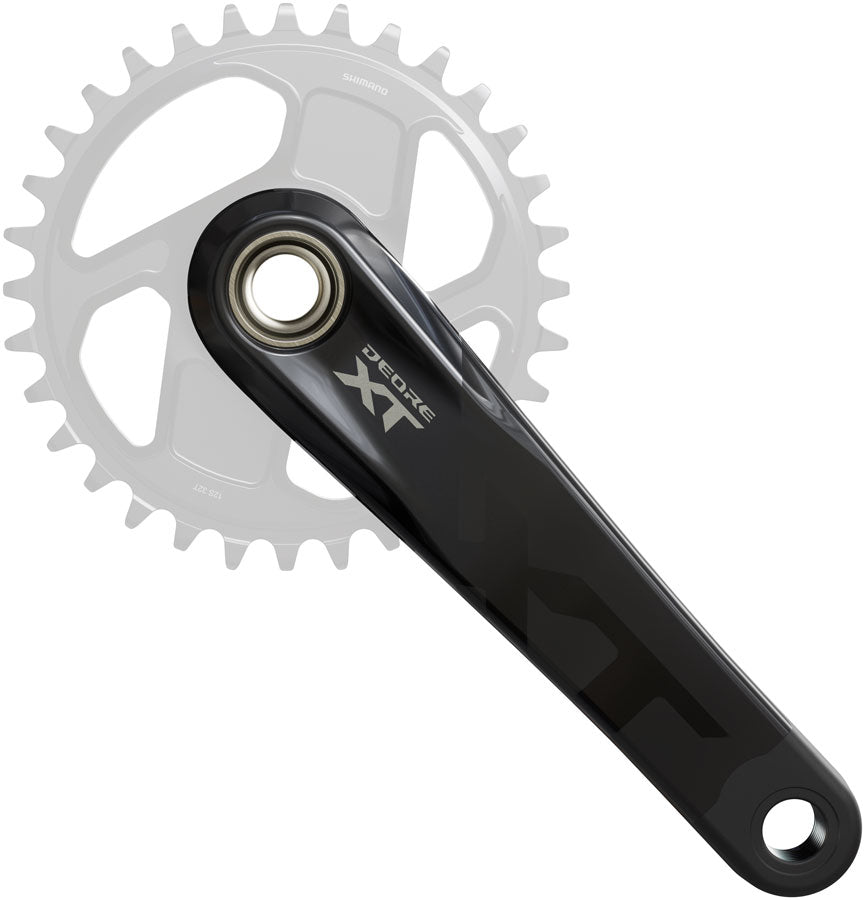 NEW Shimano Deore XT FC-M8200 Crankset - 1x, Direct Mount, Hollowtech II Hollow-Forged Crankarms, Black