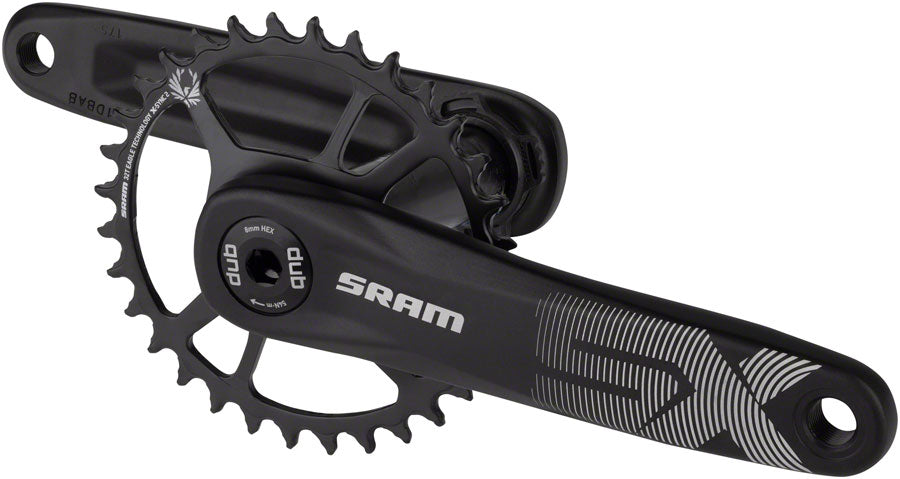 NEW SRAM SX Eagle Crankset - 12-Speed, 32t, Direct Mount, DUB Spindle Interface, Black, A1