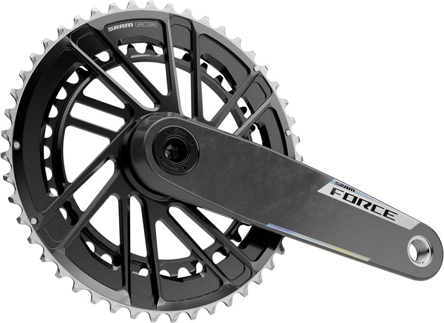 NEW SRAM Force Crankset - 2x, 12-Speed, 8-Bolt Direct Mount, DUB Spindle, Carbon, E1 - Around the Cycle