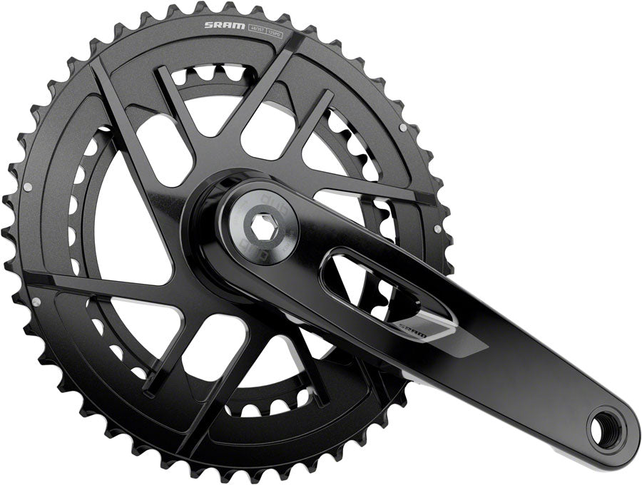 NEW SRAM Rival Crankset - 2x, 12-Speed, 8-Bolt Direct Mount, DUB Spindle, Black, E1 - Around the Cycle