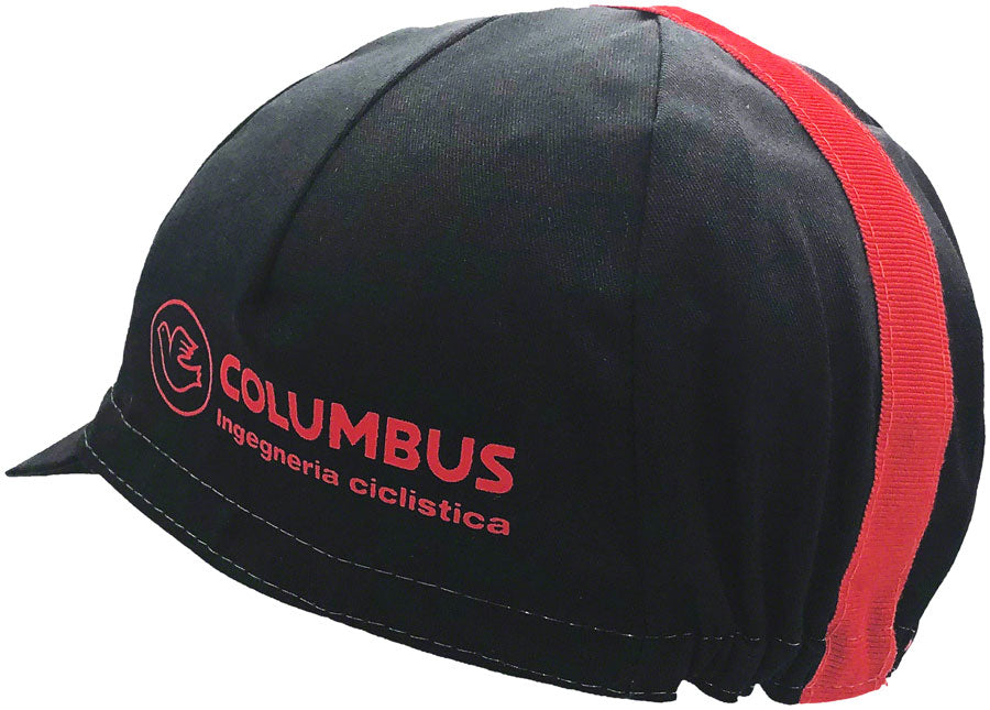 NEW Cinelli Columbus Ingegneria Ciclistica Cycling Cap - Black/Red, One Size