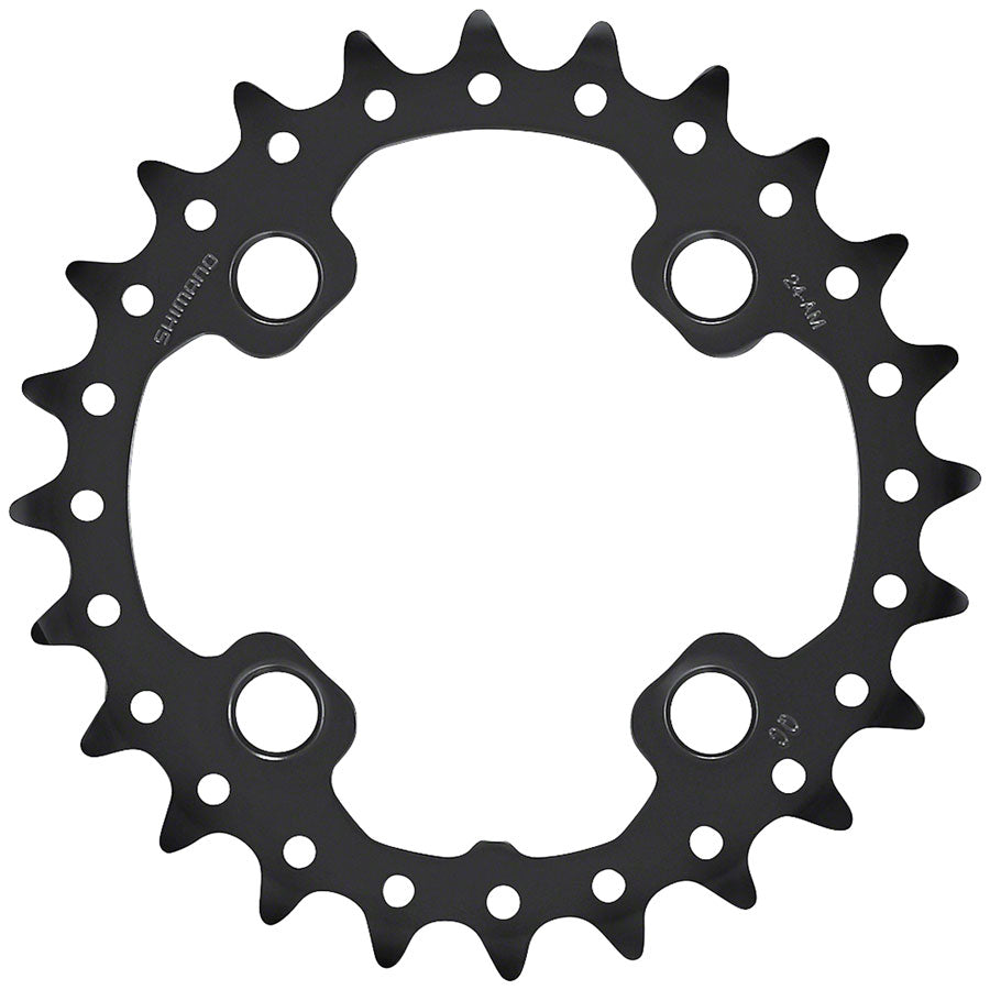 NEW Shimano FC-M675 Chainring - 24t, 10-Speed, Inner, 64 BCD, Black