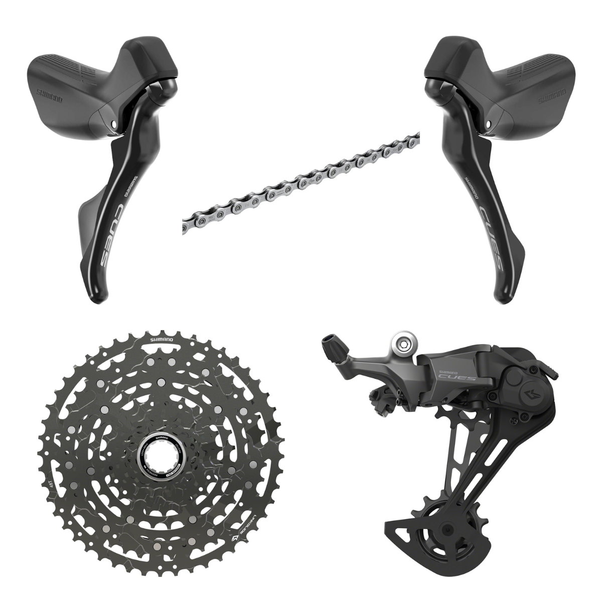 NEW Shimano CUES Drop Bar U6000 1x10 Groupset for Mechanical Brakes, 11-48t - Gravel, All-Road