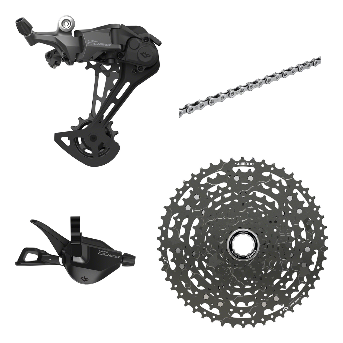 NEW Shimano CUES U6000 Flat Bar Groupset - 11 Speed, 11-50t