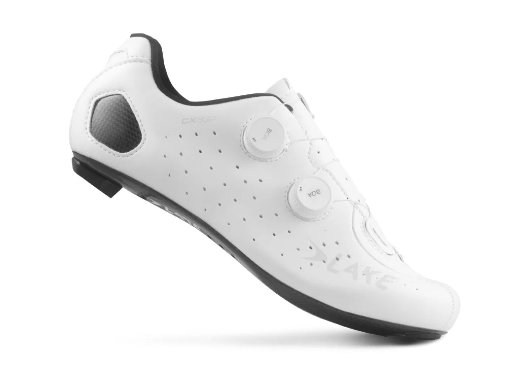 NEW Lake CX332 Women's Road Cycling Shoe Regular White/White Microfiber 39.5