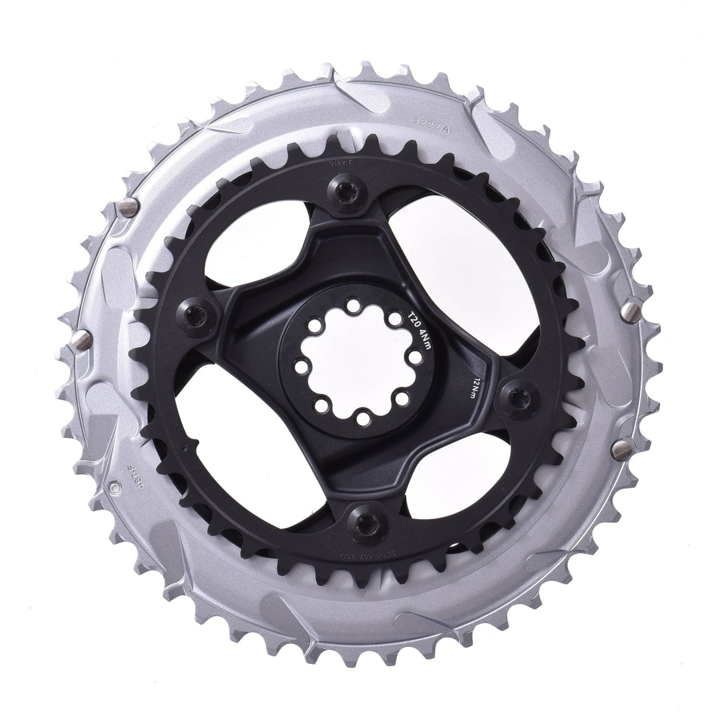 NEW SRAM Force 2x Chainring Kit - 48/35t, 2x12-Speed, 8-Bolt, Direct Mount, Black, D1