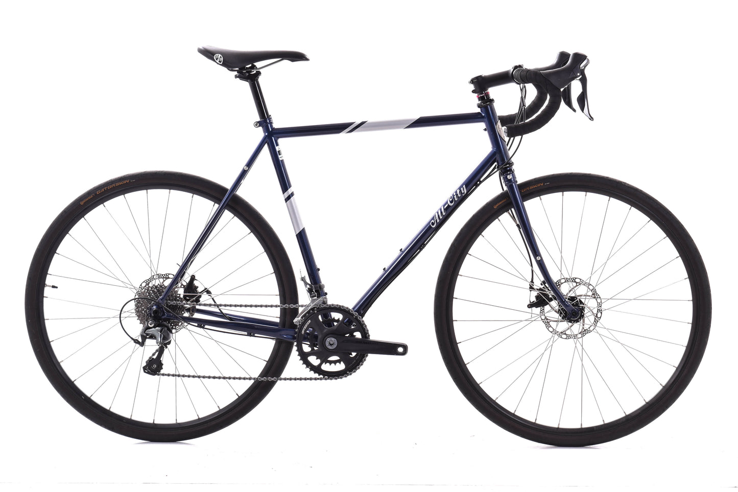 USED All-City Space Horse Steel Gravel / Touring Bike 55cm Neptune Blue Shimano Tiagra 2x10 speed
