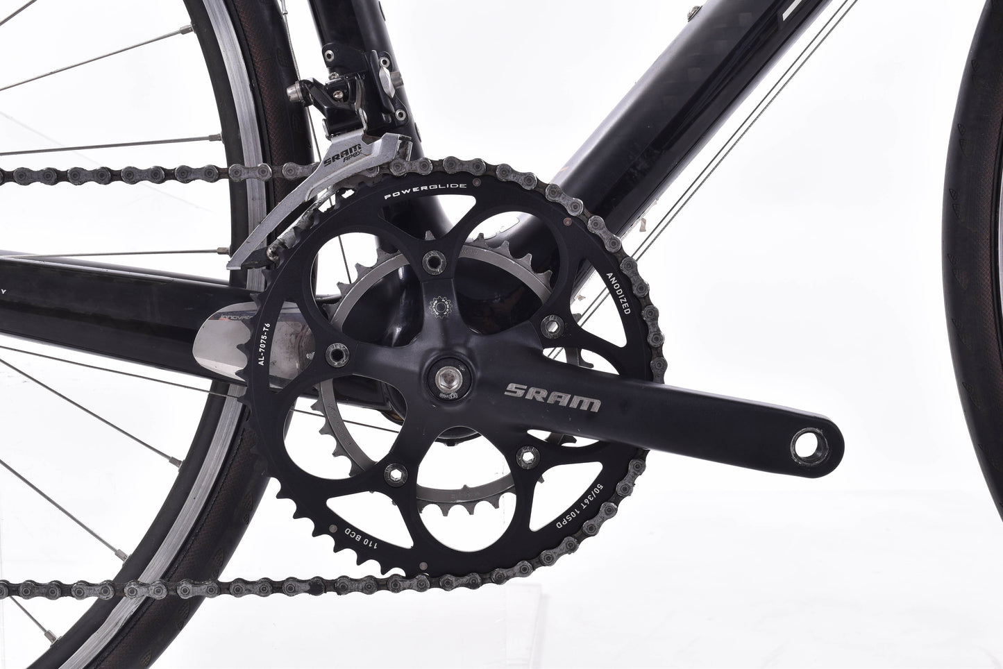 USED Specialized Roubaix Elite SL2 Medium Carbon Road Bike SRAM Apex 2x10 speed Black