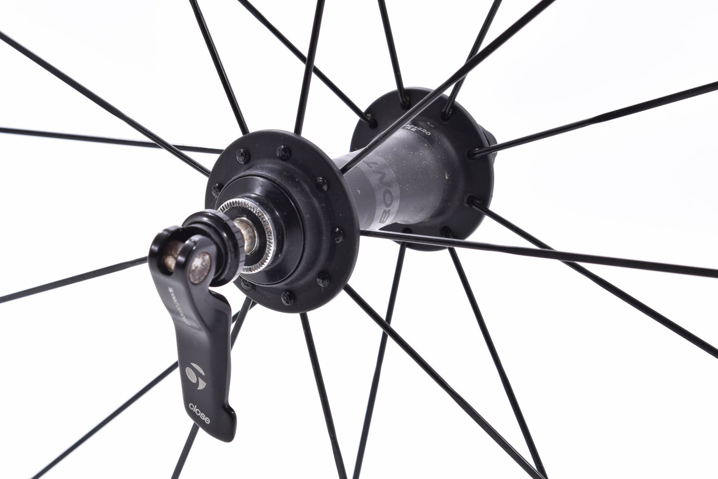 USED Bontrager Aeolus Comp 5 TLR Carbon Rim Brake Wheelset w/ Alloy Rim Brake Track 11 speed 700C Road Quick Release Tubeless Ready