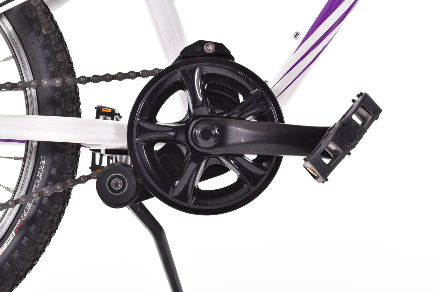 USED Specialized Hotrock 20 Kids 6 Speed White Purple Front Suspension