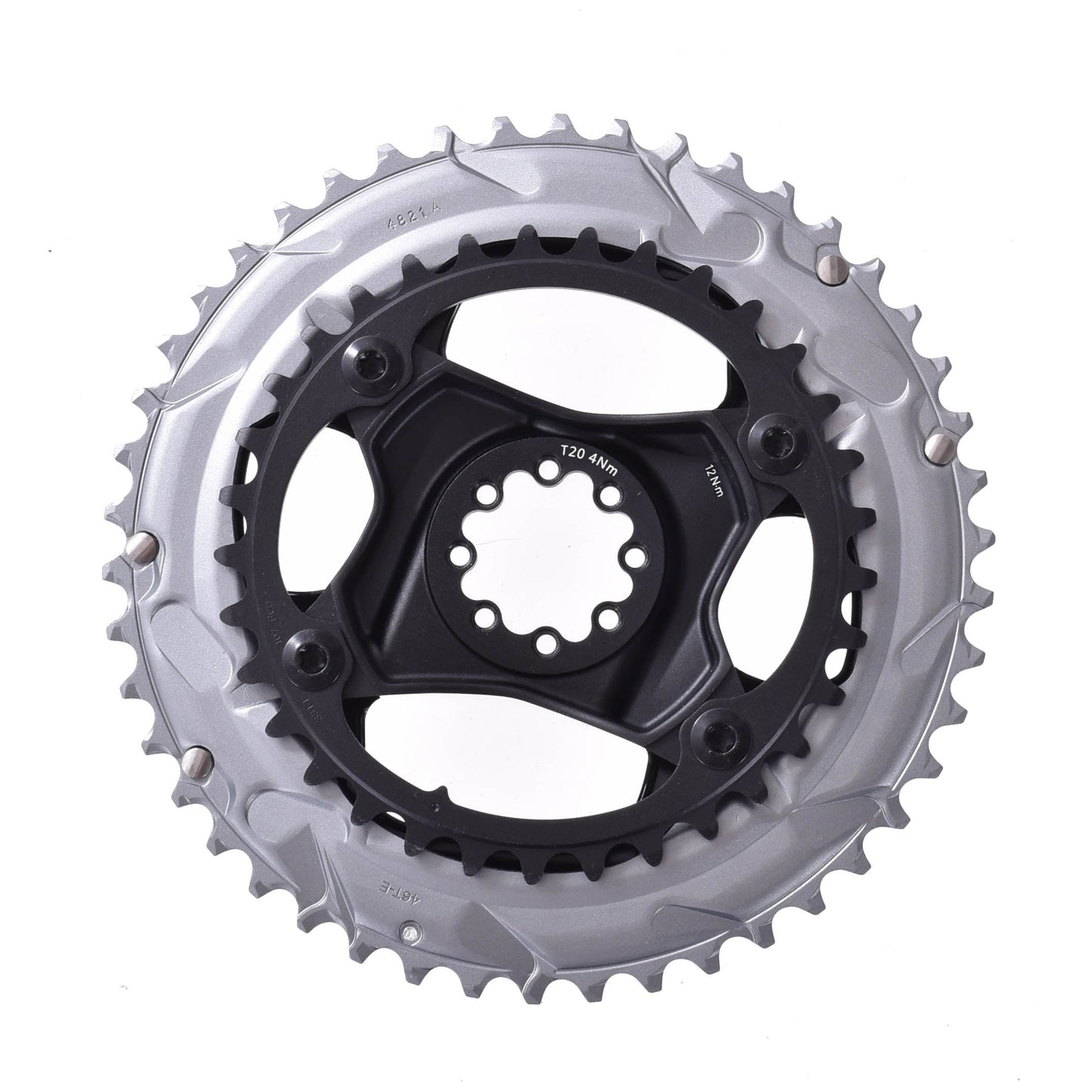NEW SRAM Force 2x Chainring Kit - 46/33t, 2x12-Speed, 8-Bolt, Direct Mount, Black, D1
