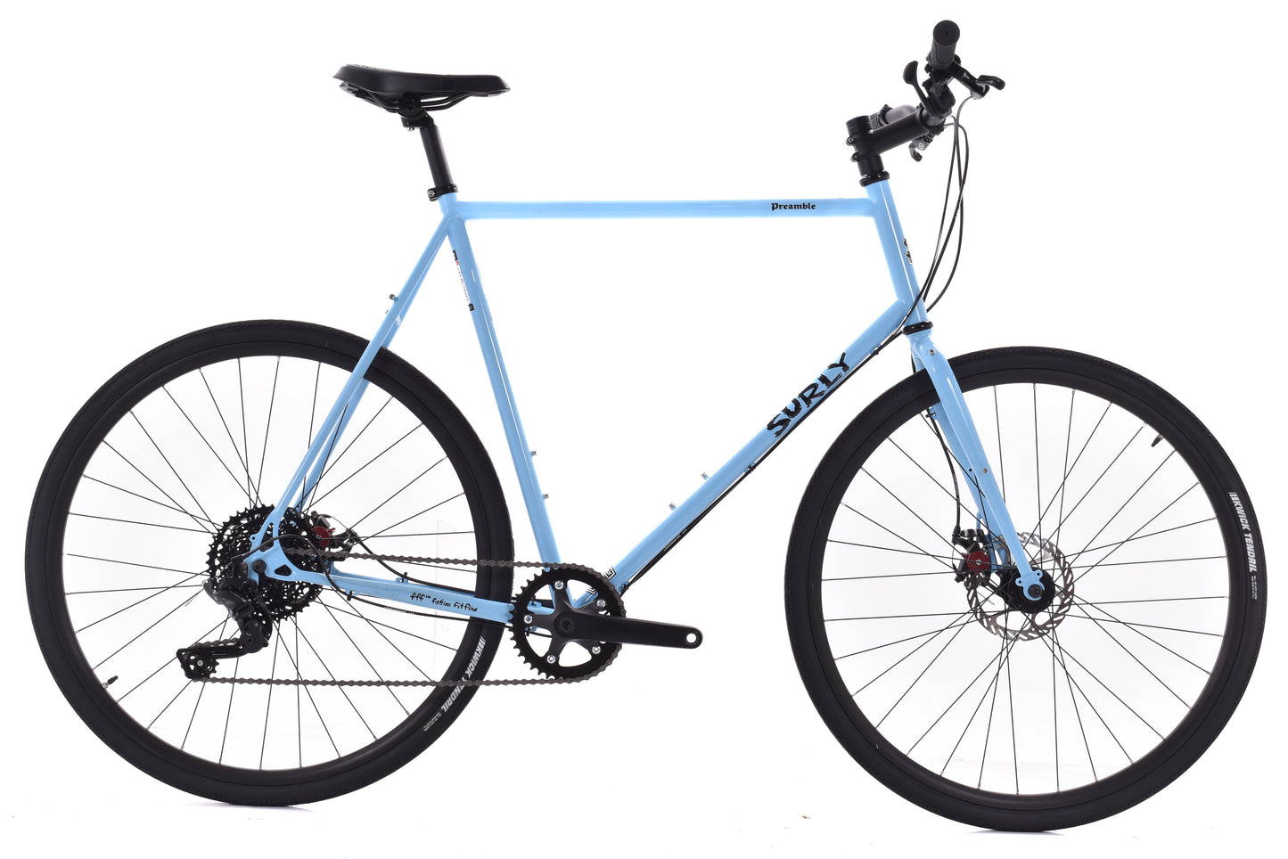 DEMO Surly Preamble XL Steel Flat Bar Bike Skyrim Blue