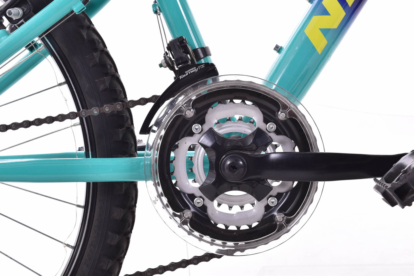 USED Nishiki Pueblo 24" Kids Mountain Bike Purple Turquoise